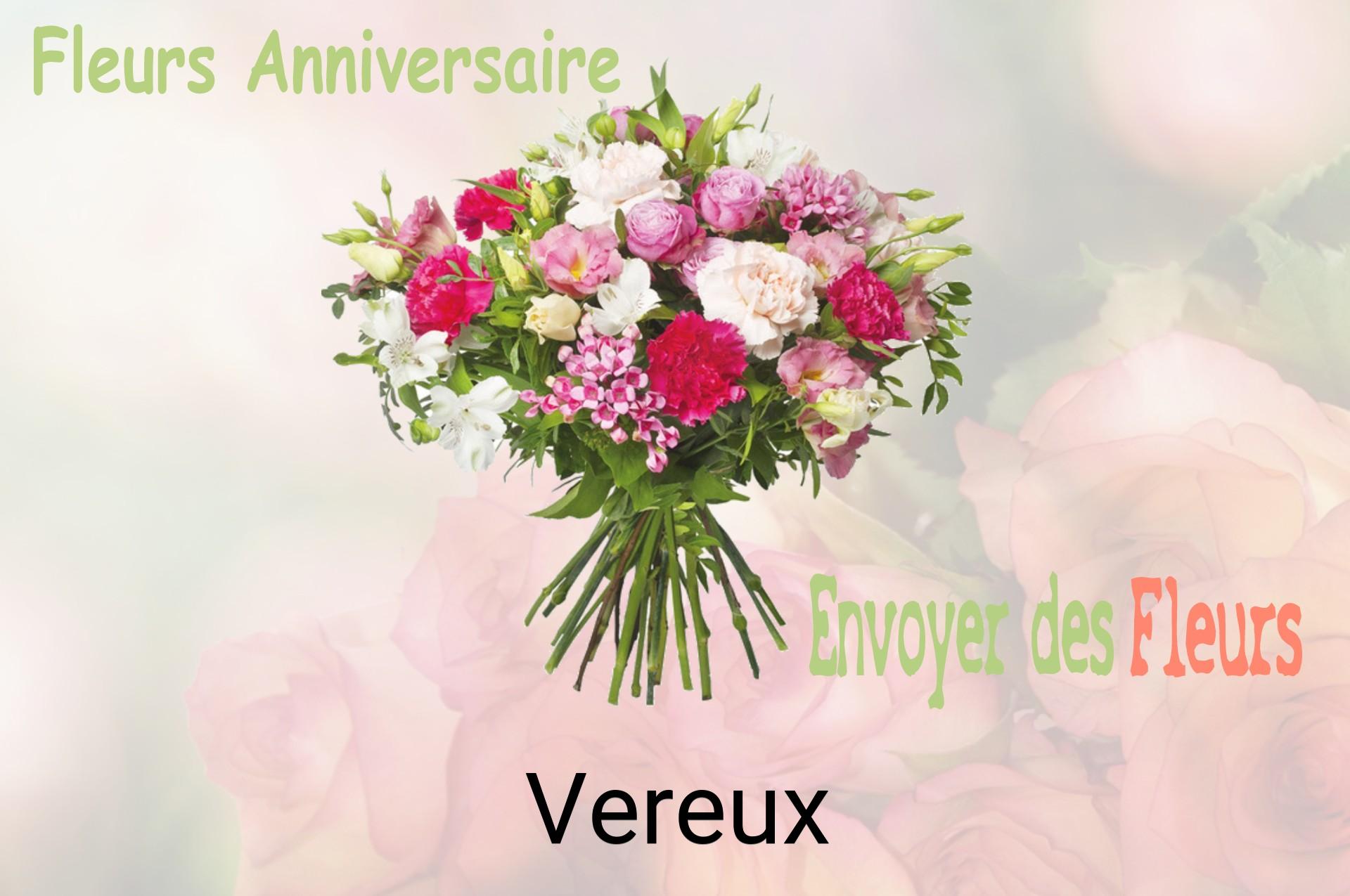 Bouquet de fleurs d’anniversaire livré à Vereux